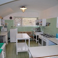 Kuchyně v Penzionu Zahrada